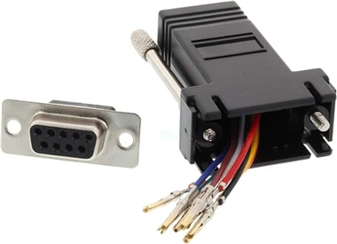 L'adattatore seriale femmina da DB9 a RJ45 supporta l'elaborazione del protoc...