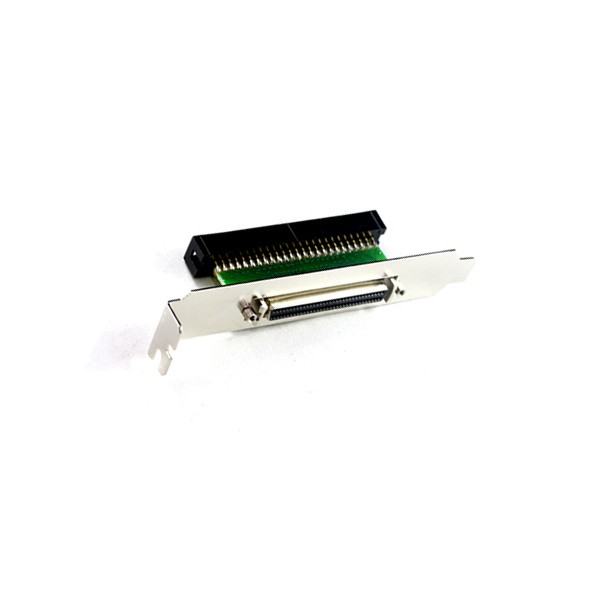 Internal SCSI HD68 female to IDC 50 male adapter with bracket