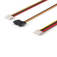 Cavo SATA Power a 3 pin 4 pin Molex a 15 pin