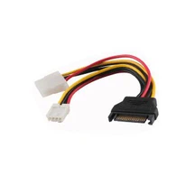 Cavo SATA 15 pin maschio a 4 pin Molex e 4 pin