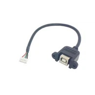 Cavo USB 2.0 B femmina per montaggio su pannello a 5 pin passo 2,0mm