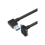 Cavo USB 3.0 A ad angolo retto a Micro B con angolo verso il basso