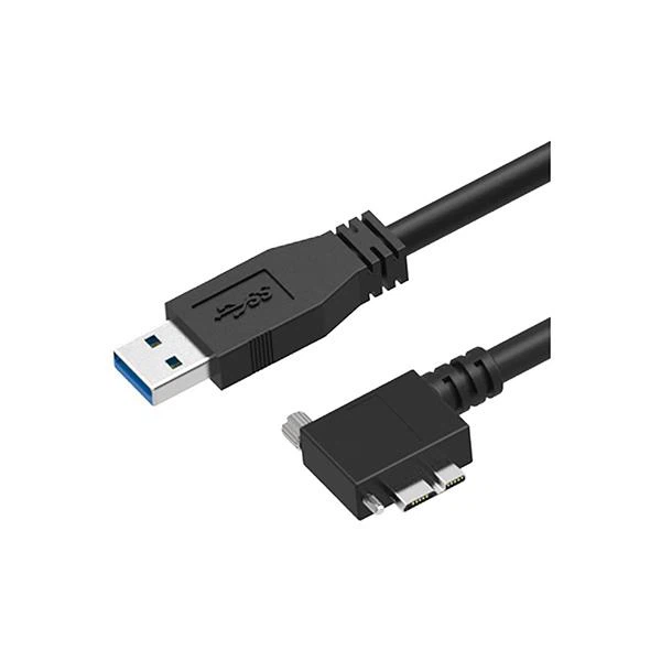 Cavo USB da 3,0 Micro B ad angolo retto di 90 gradi con vite singola per foto...